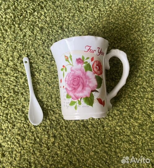 Стакан с ложкой