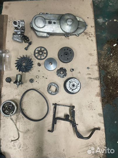 Suzuki скутер двигатель разбор