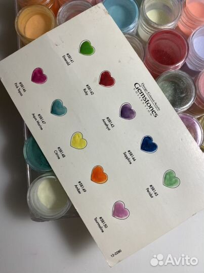 Акриловая пудра для наращивания ногтей