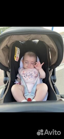 Коляска chicco active 3в1