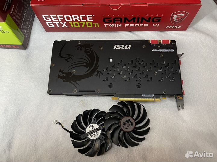 Видеокарта MSI GTX 1070 Ti gaming 8G