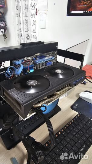 Шикарная Sapphire rx 570 8gb (на пломбах)
