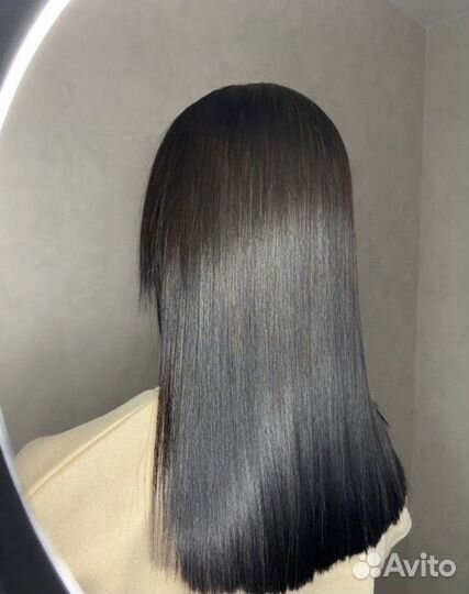 Кератиновое выпрямление волос модель