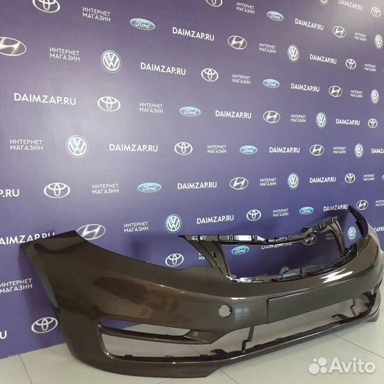 Бампер передний Kia Rio 2015-2017 кофейный