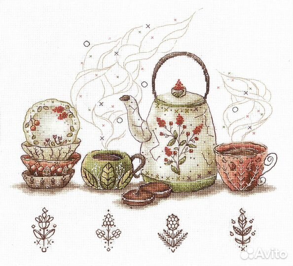 Остатки наборов для вышивания крестом cross