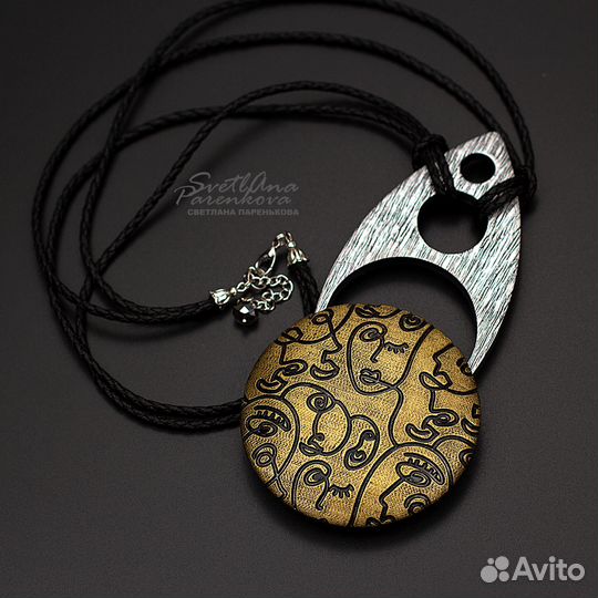 Кулон созерцание дизайнерские украшения