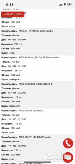 Лямбда зонд audi A6 C4