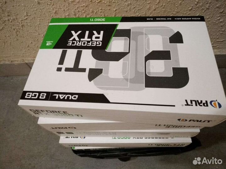 Видеокарта rtx 3060ti lhr 6 штук