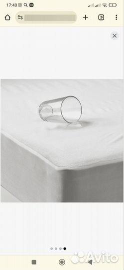 Водонепроницаемый наматрасник IKEA