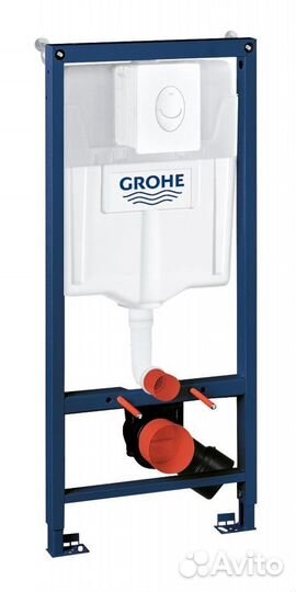 Инсталляция Grohe с панелью смыва овал / квадрат