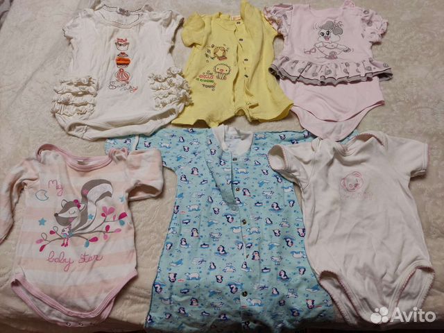 Одежда для новорождённых от 0 мес до года
