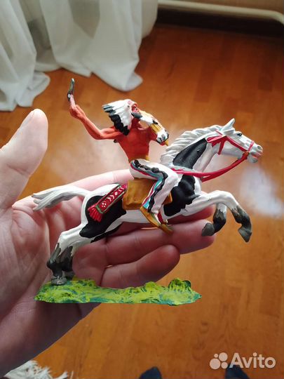 Elastolin индейцы конные