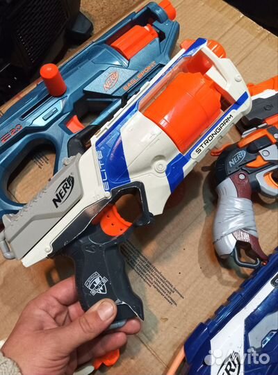 Nerf автоматы и пистолет