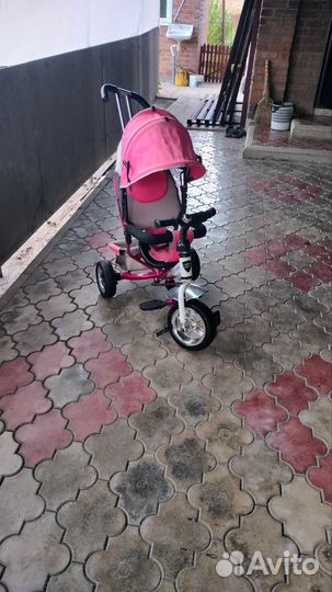 Детский велосипед с ручкой бу