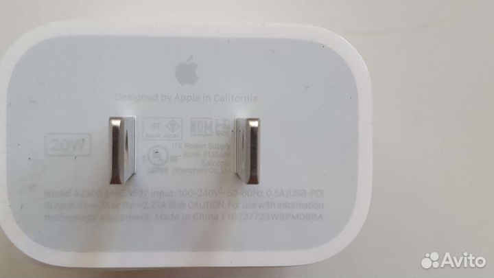 Новое оригинальное зарядное устройство Apple 20w