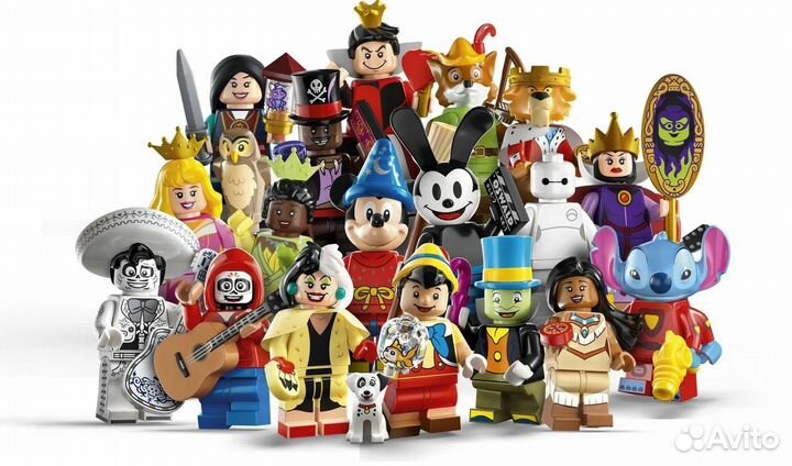 Lego minifigures 71038 Disney 100