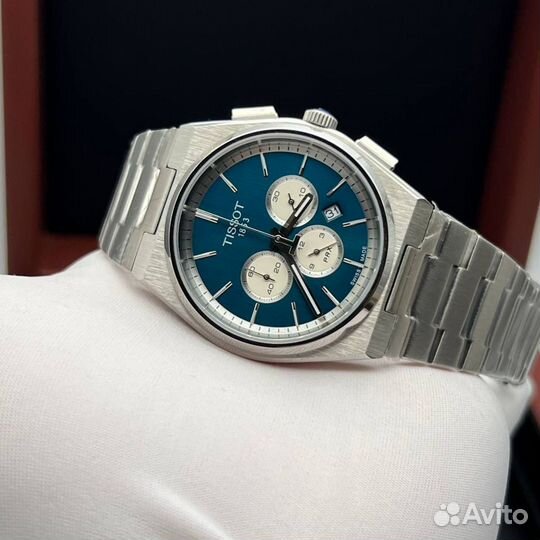 Часы мужские Tissot prx хронограф blue