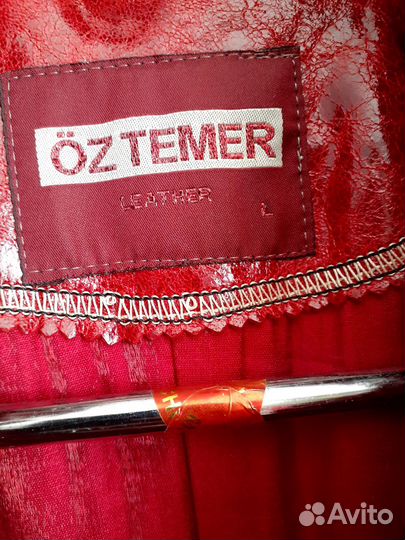 Пальто-тренч женский натуральная кожа 46-50(L)