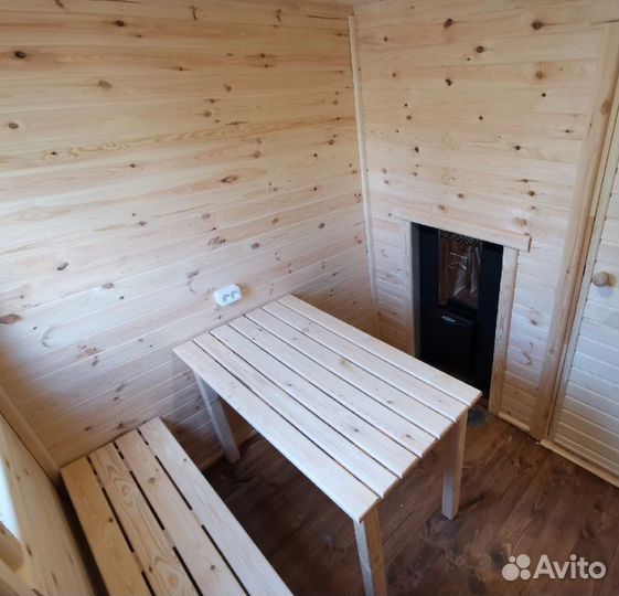 Баня перевозная 4х2.3м под ключ