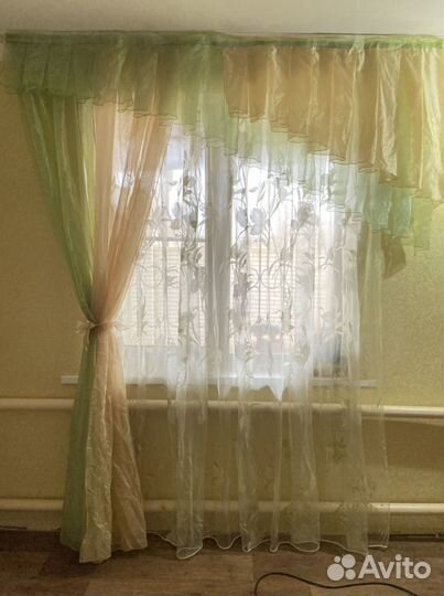 Комплект шторы и тюль