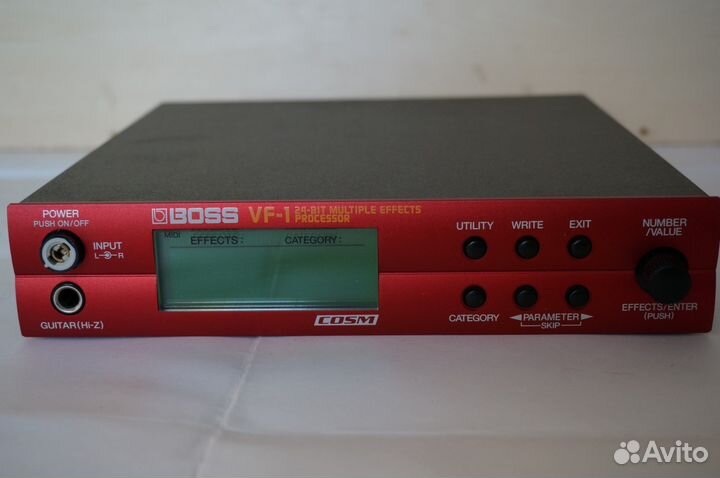 Гитарный процессор Boss VF-1 ревербератор,тюнер