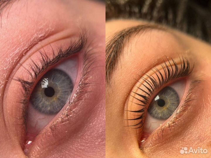 Модель на ламинирование бровей и ресниц