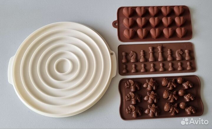 Силиконовые формы для шоколада пакетом