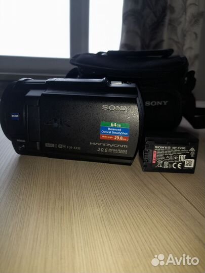 Видеокамера sony fdr ax30