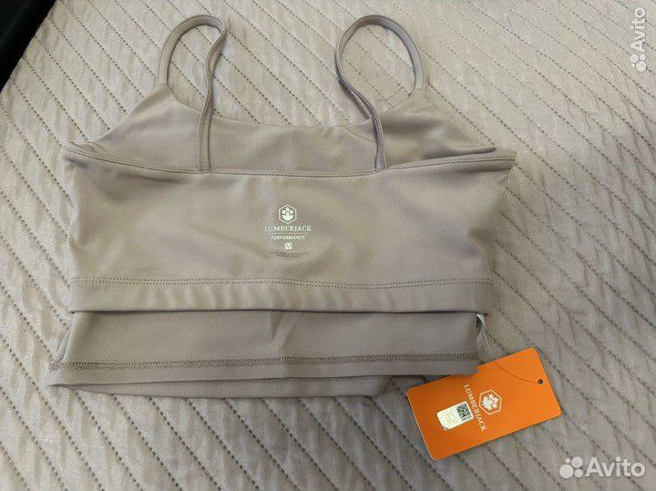 Спортивные лосины и топ 44 размер