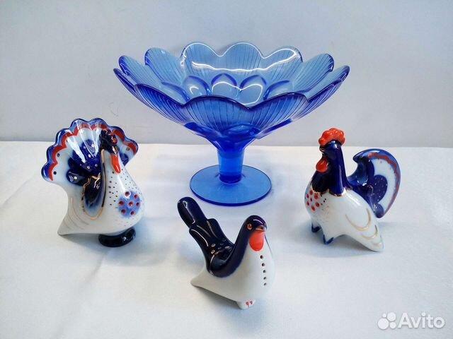 Фарфоровые статуэтки.Полный набор для специй лфз