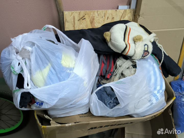 4 пакета вещей детских от 1 года до 8 примерно