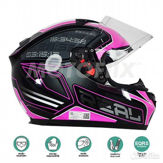 Мото шлем для девушки