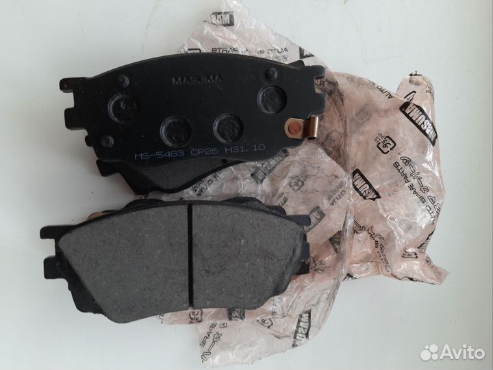 Тормозные колодки передние на mazda 6