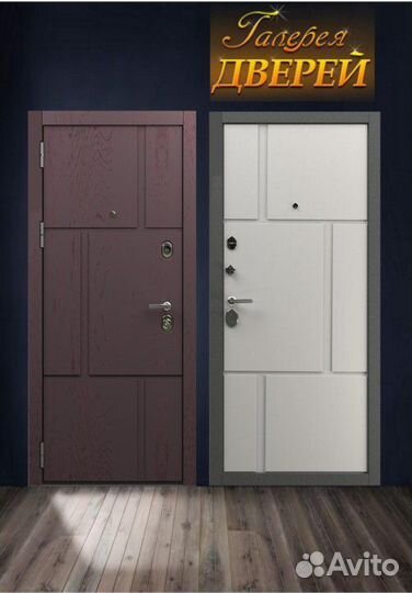 Дверь металлическая толстая и герметичная