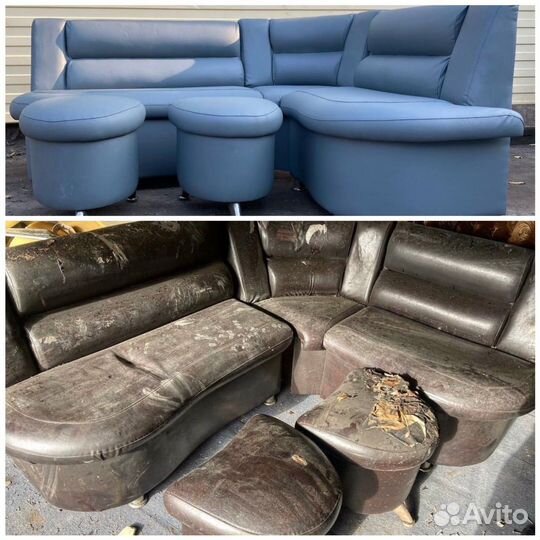 Перетяжка мягкой мебели, автомобилей