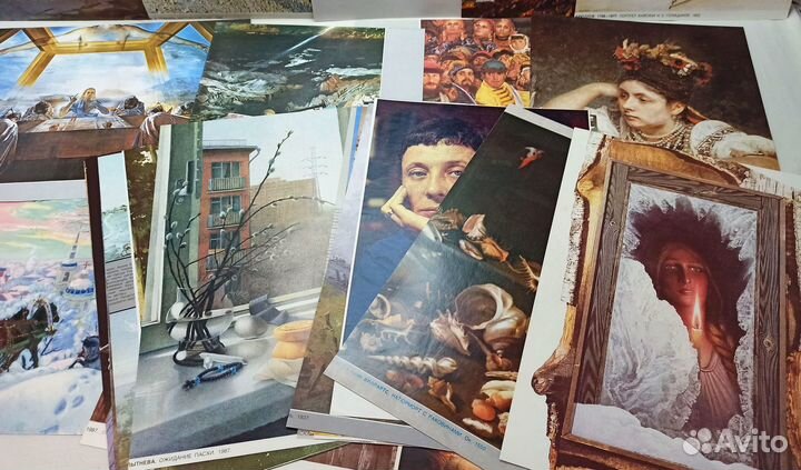 Вырезки иллюстраций из журнала Огонёк 90-гг