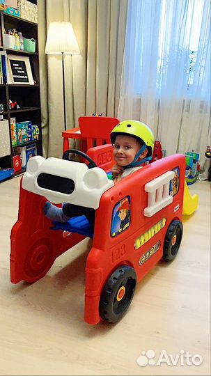 Горка Автобус Пожарная Станция - аренда