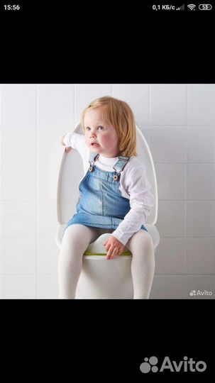 IKEA Накладка на унитаз, детская посуда из IKEA