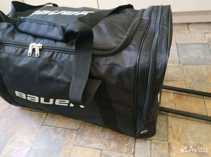 Баул хоккейный 32 чёрный 1680 ден