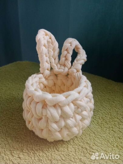 Корзинки вязаные