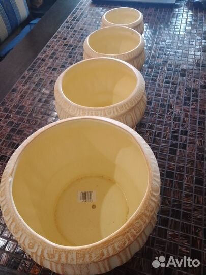 Керамические горшки для цветов