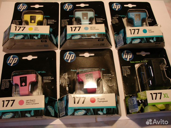 Картриджи HP 177 пустые (8 шт.)