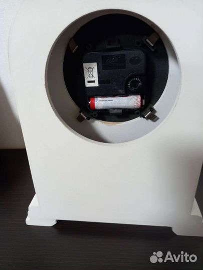 Часы настольные большие дерево,роспись