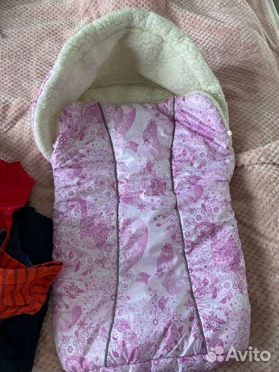 Конверт меховой в коляску