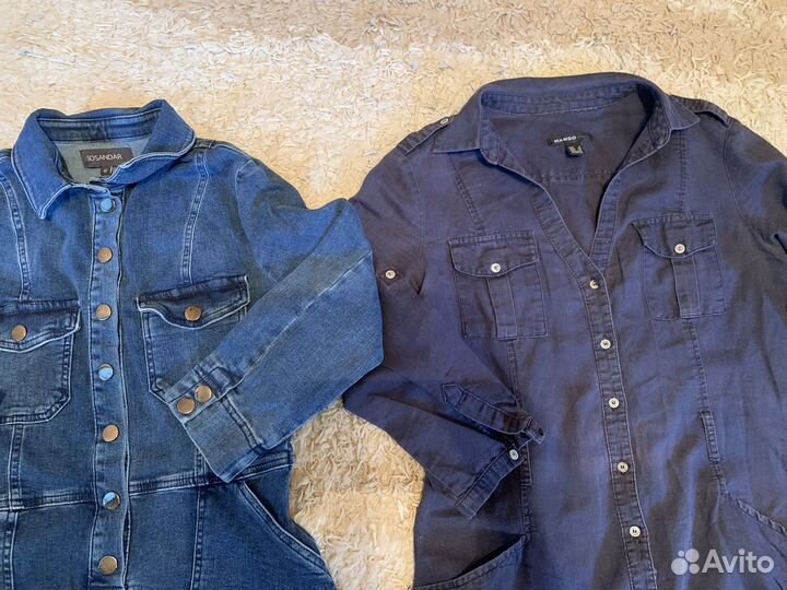 Джинсовые сарафаны пакетом mango