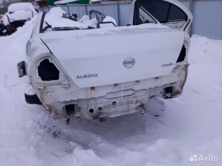 Задняя часть четверть nissan almera classic