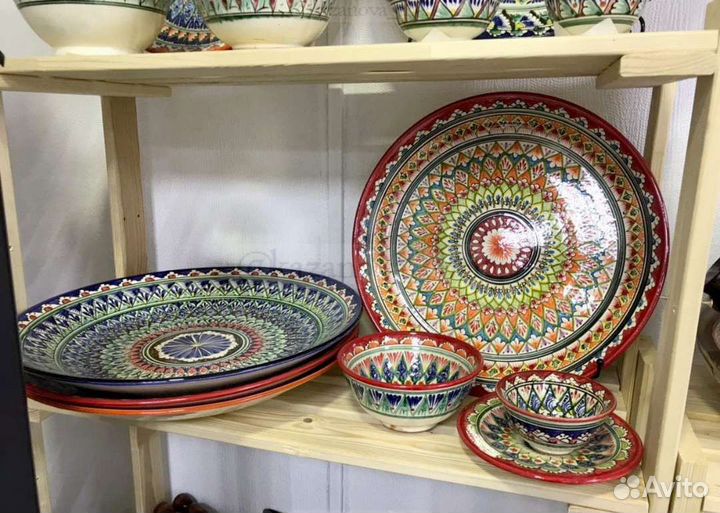 Узбекская посуда Ляганы, чайники