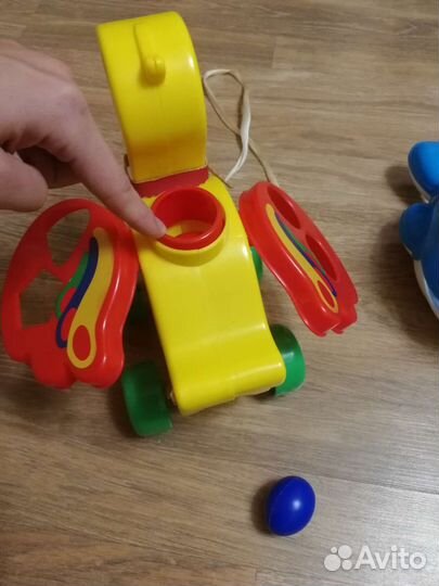 Сортер утка-каталка и кит