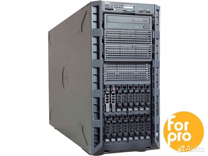 Сервер dell T630 16SFF 2xE5-2667v4 64GB, H730
