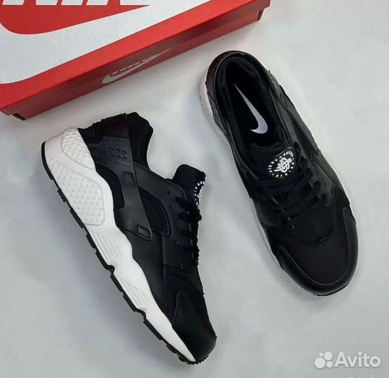 Кроссовки Nike Air Huarache (Black & White)